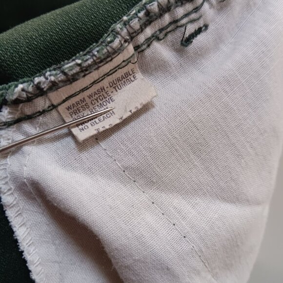 Vintage Men's Jeans Levis 517-1138 31x33 1970's Mens Green Sta-Prest Flare USA - Picture 7 of 7